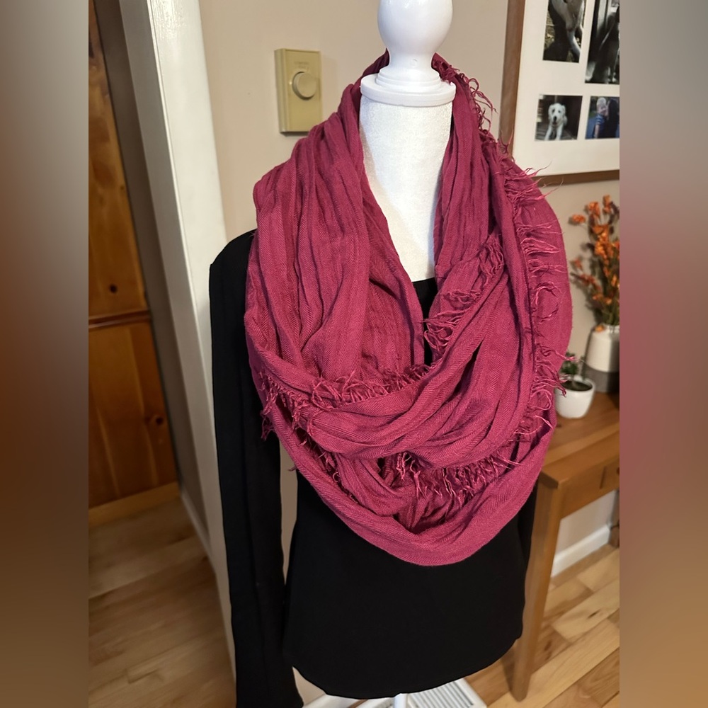 Maurices Deep Red Scarf